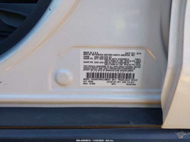 2015 MITSUBISHI OUTLANDER SPORT 4A4AR3AU2FE020753 Photo 8