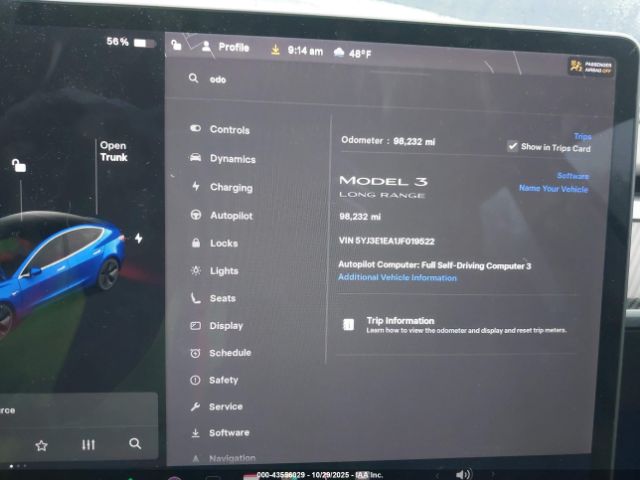 2018 TESLA MODEL 3 5YJ3E1EA1JF019522 Photo 6