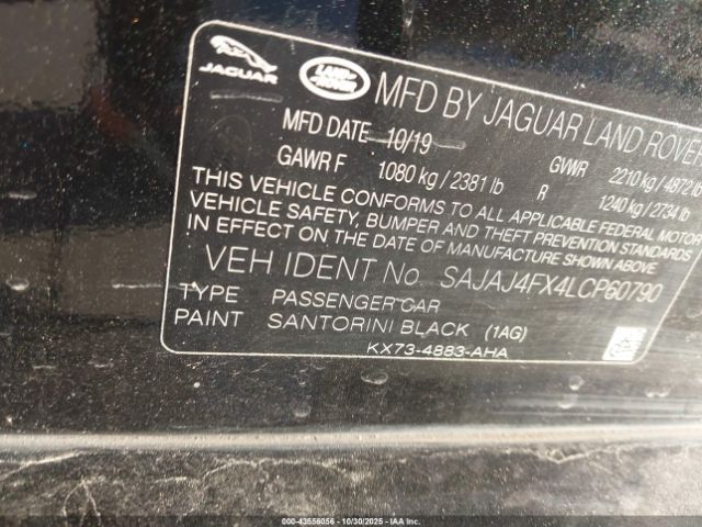 2020 JAGUAR XE SAJAJ4FX4LCP60790 Photo 8