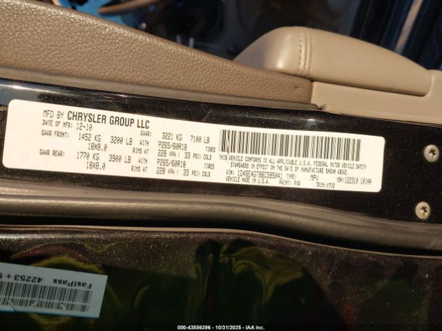 2011 DODGE DURANGO 1D4SE4GT8BC595041 Photo 8