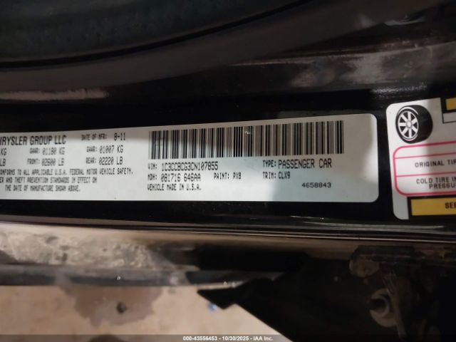 2012 CHRYSLER 200 1C3CCBCG3CN107855 Photo 8