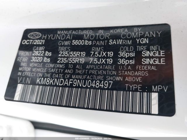 2022 HYUNDAI IONIQ 5 KM8KNDAF9NU048497 Photo 8