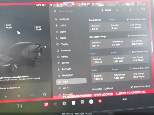 2025 TESLA MODEL 3 5YJ3E1EA0SF931995 Photo 6