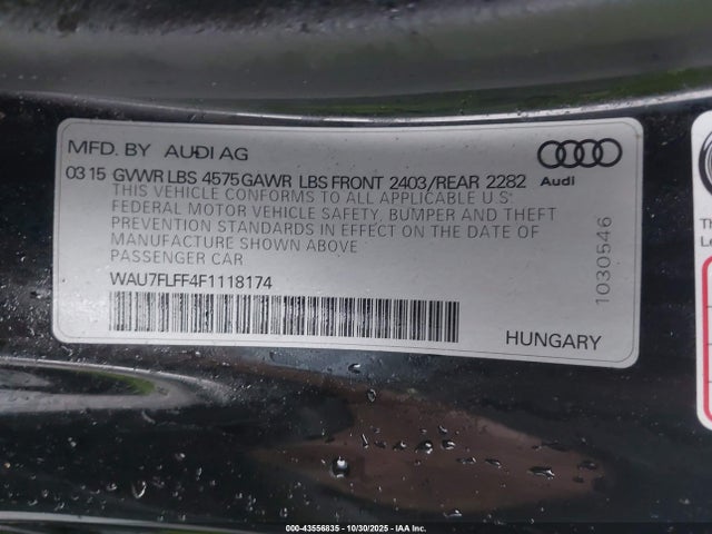 2015 AUDI A3 WAU7FLFF4F1118174 Photo 8