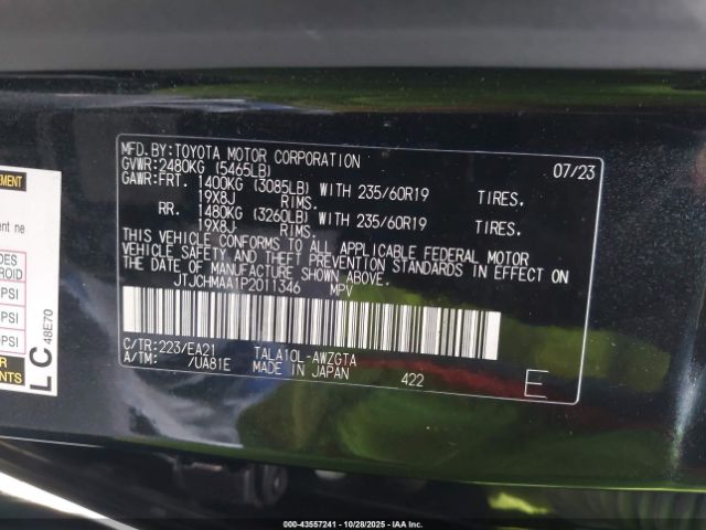 2023 LEXUS RX 350 JTJCHMAA1P2011346 Photo 8