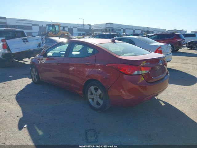2012 HYUNDAI ELANTRA KMHDH4AE3CU445997 Photo 2
