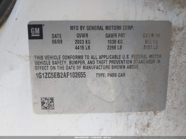 2010 CHEVROLET MALIBU 1G1ZC5EB2AF102655 Photo 8