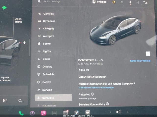 2025 TESLA MODEL 3 5YJ3E1EA1SF018761 Photo 6