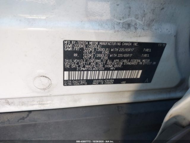2020 TOYOTA RAV4 HYBRID 2T3MWRFV0LW061209 Photo 8