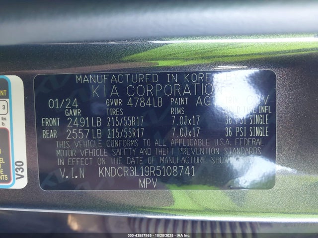 KNDCR3L19R5108741 KIA Niro