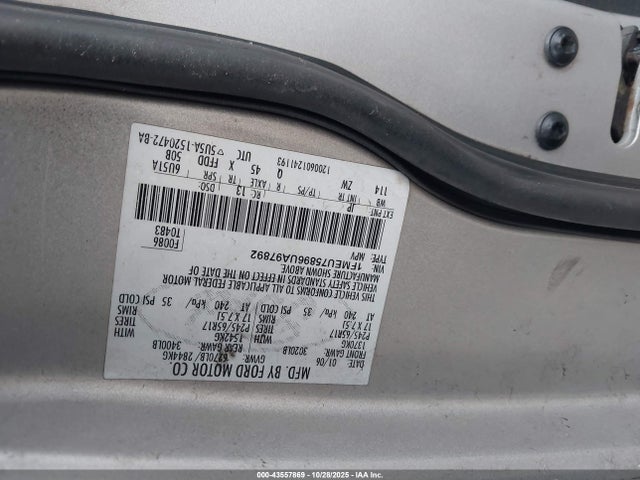 2006 FORD EXPLORER 1FMEU75896UA97892 Photo 8
