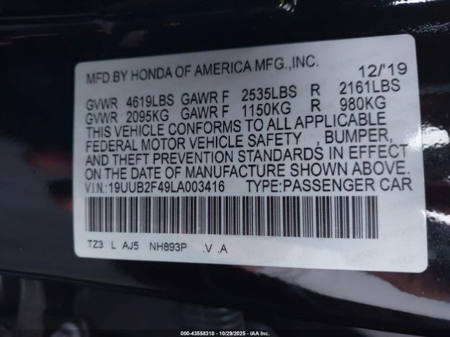 2020 ACURA TLX 19UUB2F49LA003416 Photo 8