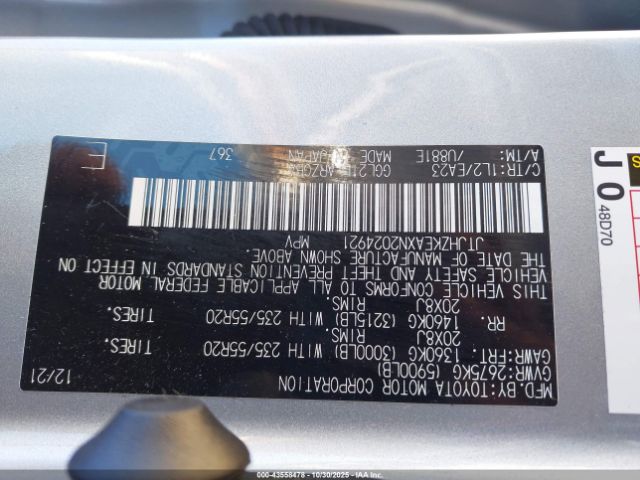 2022 LEXUS RX 350L JTJHZKEAXN2024921 Photo 8