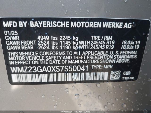 2025 MINI COUNTRYMAN WMZ23GA0XS7S50041 Photo 8