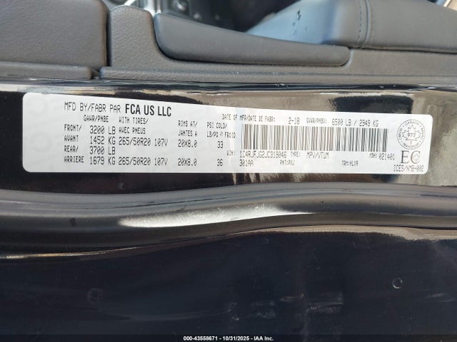 2018 JEEP GRAND CHEROKEE 1C4RJFJG2JC319046 Photo 8