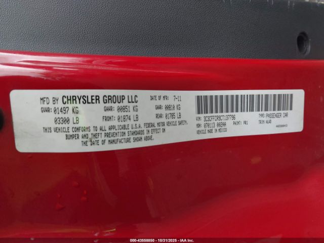 2012 FIAT 500 3C3CFFCR9CT137796 Photo 8