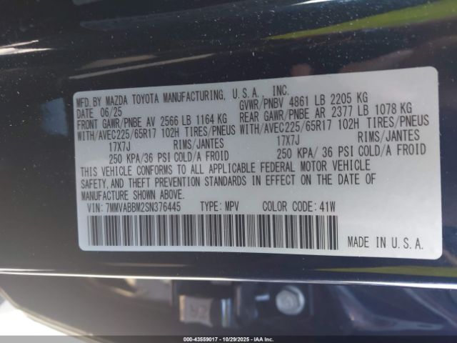 2025 MAZDA CX-50 7MMVABBM2SN376445 Photo 8