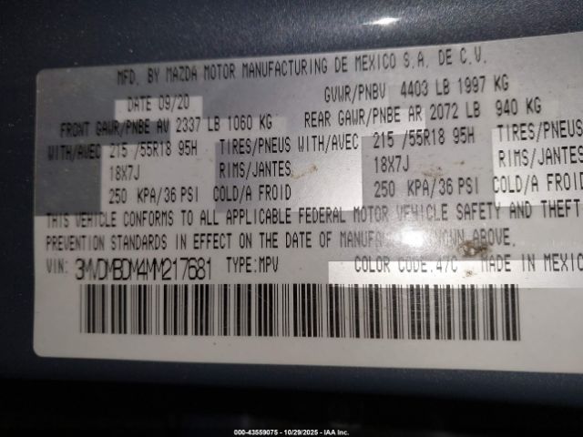 2021 MAZDA CX-30 3MVDMBDM4MM217681 Photo 8