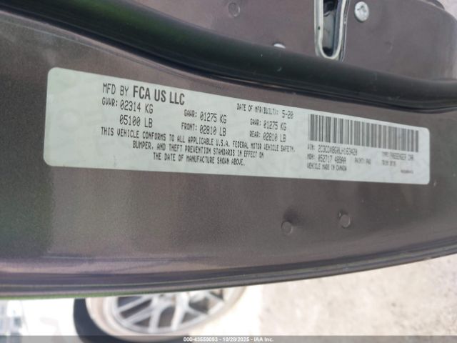 2020 DODGE CHARGER 2C3CDXBG0LH163420 Photo 8