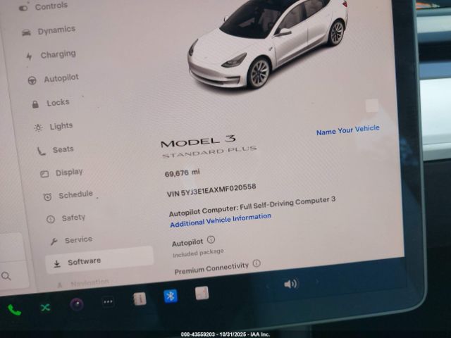 2021 TESLA MODEL 3 5YJ3E1EAXMF020558 Photo 6