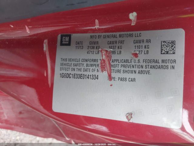 2014 CADILLAC CTS 1G6DC1E33E0141334 Photo 8