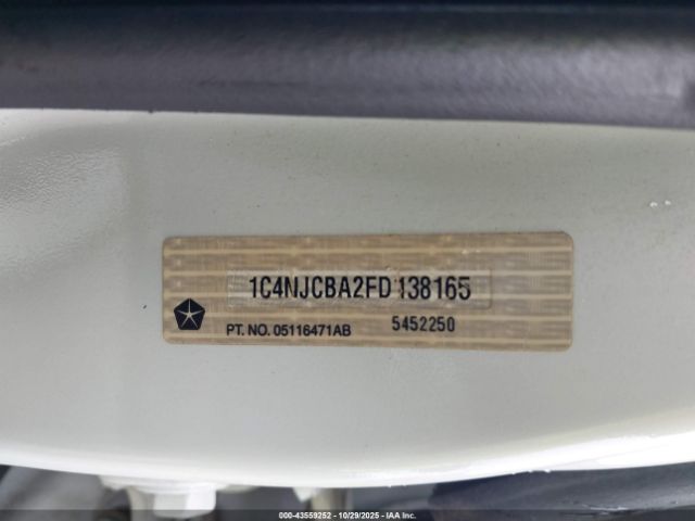 2015 JEEP COMPASS 1C4NJCBA2FD138165 Photo 8