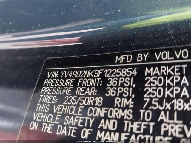 2015 VOLVO XC70 YV4902NK9F1225854 Photo 8