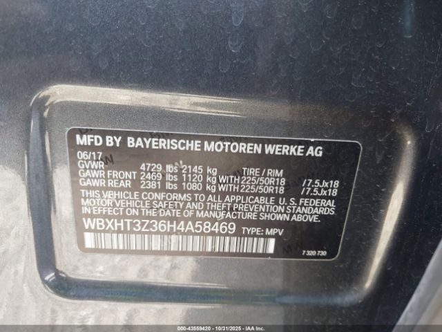 2017 BMW X1 WBXHT3Z36H4A58469 Photo 8