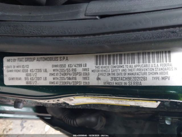 2014 FIAT 500L ZFBCFACH9EZ021261 Photo 8