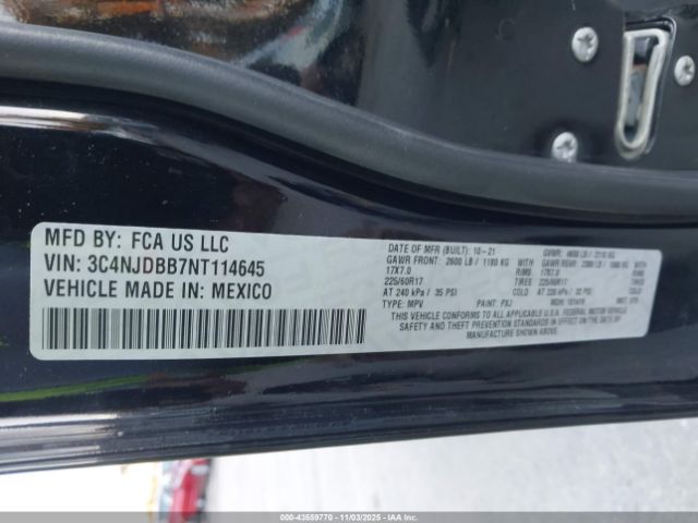 2022 JEEP COMPASS 3C4NJDBB7NT114645 Photo 8