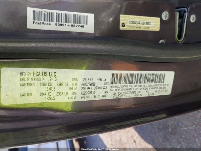 2016 JEEP COMPASS 1C4NJCBA3GD642872 Photo 8