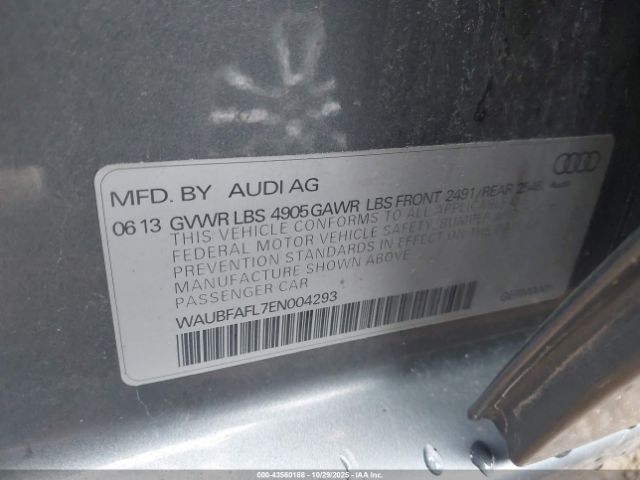 2014 AUDI A4 WAUBFAFL7EN004293 Photo 8