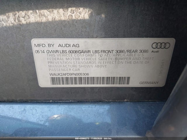 2015 AUDI S8 WAUK2AFD9FN005306 Photo 8