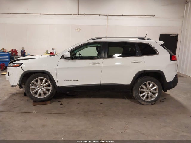 2015 Jeep Cherokee Limited მანქანა იყიდება აუქციონზე, vin: 1C4PJMDS9FW717646, აუქციონის ნომერი: 43560280