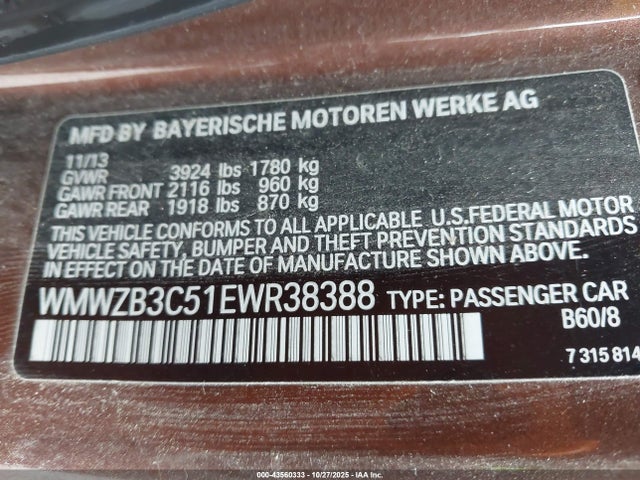 2014 MINI COUNTRYMAN WMWZB3C51EWR38388 Photo 8