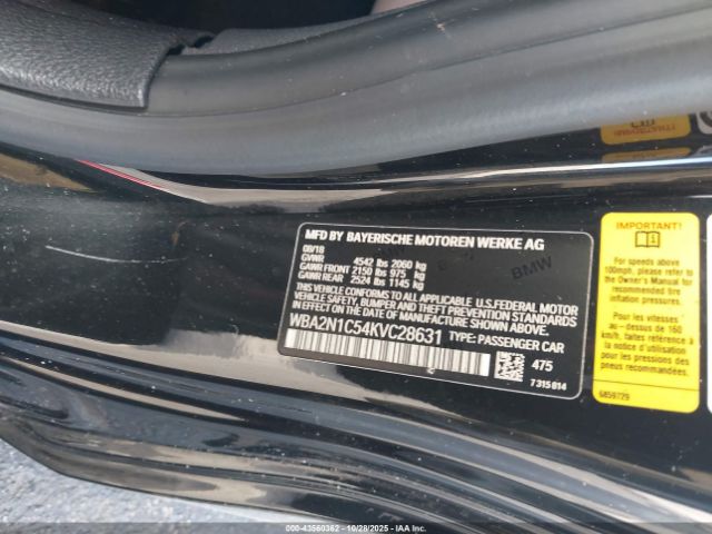 2019 BMW M240I WBA2N1C54KVC28631 Photo 8