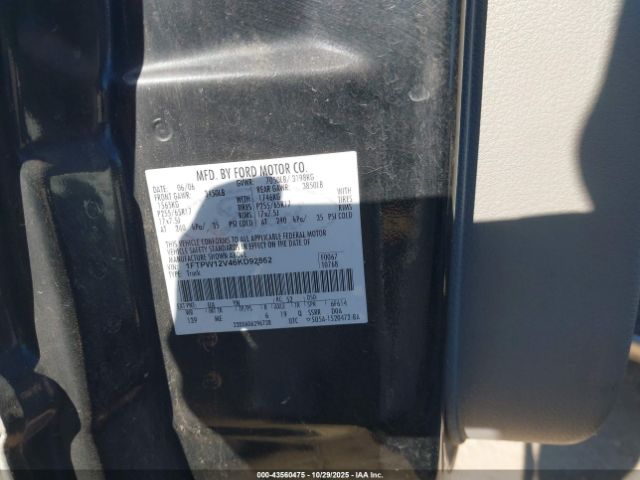 2006 FORD F-150 1FTPW12V46KD92862 Photo 8