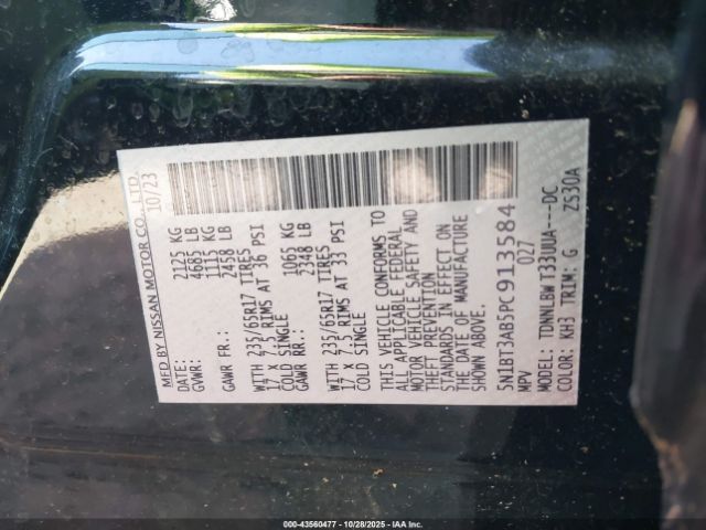 2023 NISSAN ROGUE 5N1BT3AB5PC913584 Photo 8