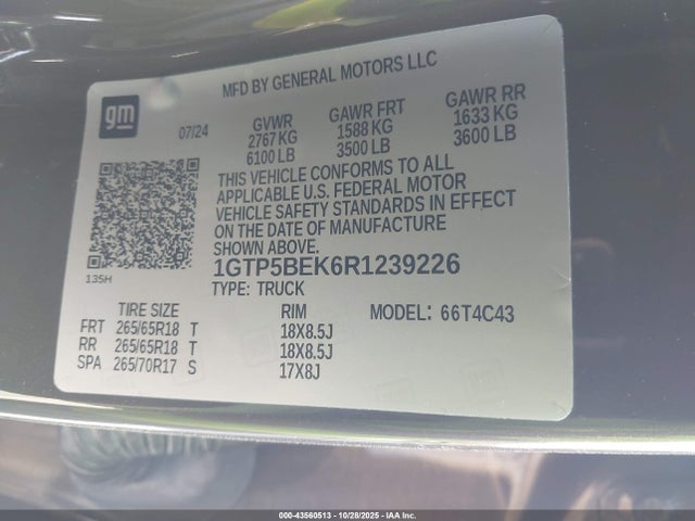 1GTP5BEK6R1239226 GMC Canyon 2wd Elevation
