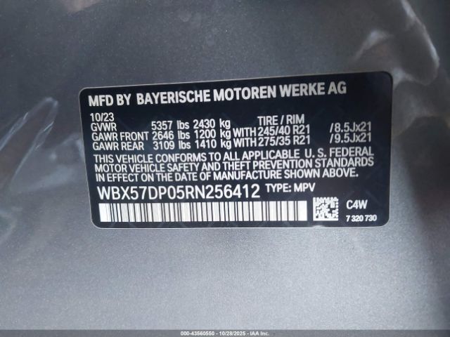 2024 BMW X3 WBX57DP05RN256412 Photo 8