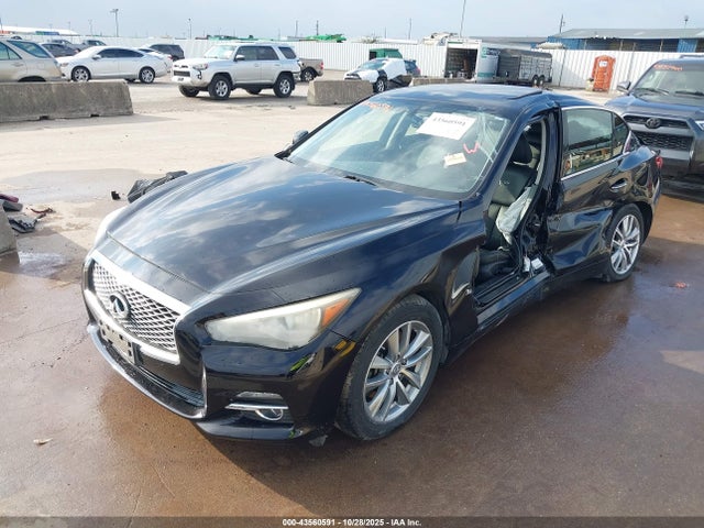 2014 Infiniti Q50 Premium/sport მანქანა იყიდება აუქციონზე, vin: JN1BV7APXEM677302, აუქციონის ნომერი: 43560591