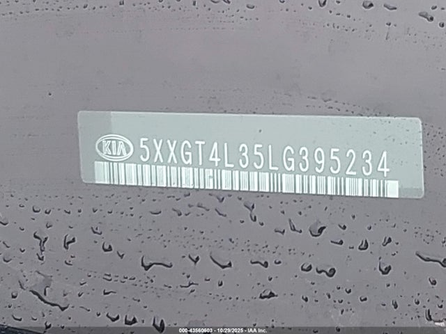 5XXGT4L35LG395234 KIA Optima Lx