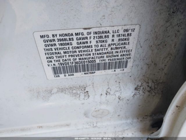 2013 ACURA ILX 19VDE1F36DE015005 Photo 8