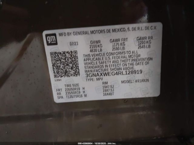 2024 CHEVROLET EQUINOX 3GNAXWEG4RL128919 Photo 8