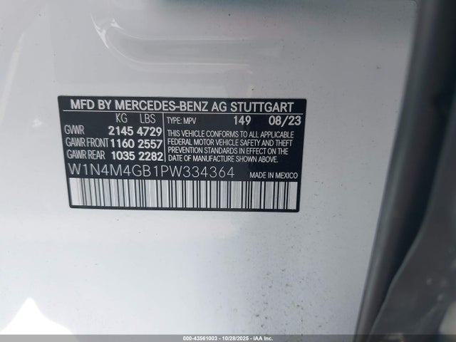 2023 MERCEDES-BENZ GLB 250 W1N4M4GB1PW334364 Photo 8