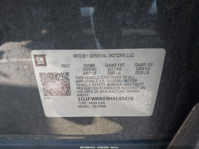 2017 CHEVROLET BOLT EV 1G1FW6S03H4183478 Photo 8