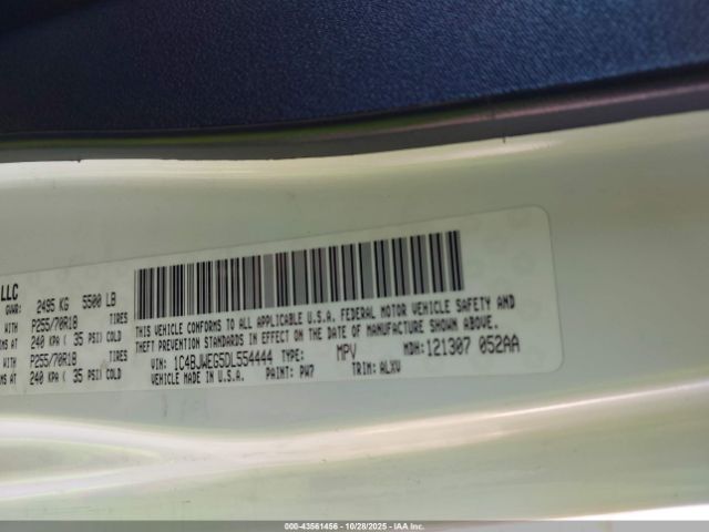 2013 JEEP WRANGLER UNLIMITED 1C4BJWEG5DL554444 Photo 8