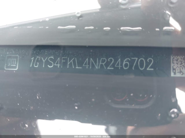 Продаж на аукціоні авто 2022 Cadillac Escalade 4wd Sport, vin: 1GYS4FKL4NR246702, номер лоту: 43561821