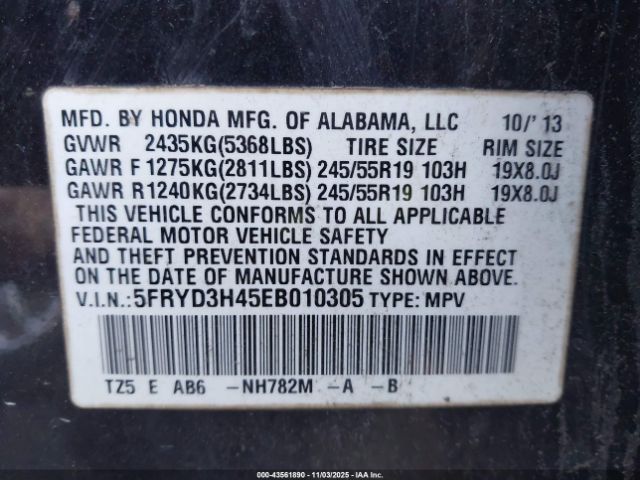 2014 ACURA MDX 5FRYD3H45EB010305 Photo 8