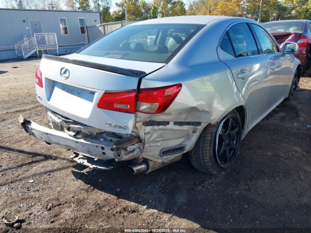2006 LEXUS IS 250 JTHBK262262007597 Photo 5